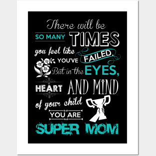 Super Mom Posters and Art